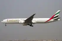 Emirates, A6-EBW, Boeing, B777-36N, 08.09.2012, BCN, Barcelona, Spain 



