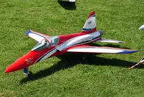 Jet-Flugmodell beim Flugplatzfest in Wershofen - 02.09.2012