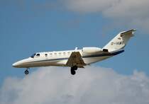 Windrose Air Cessna 525A Citation CJ2 D-IAMO bei der Landung in Frankfurt am Main am 16.08.2012