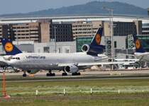 Lufthansa Cargo MD-11F D-ALCF am 16.08.2012 auf dem Flughafen Frankfurt am Main