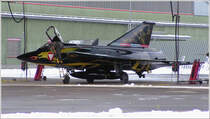 SAAB J35 Draken Nr21  Dragon Knights  bei der Prsentation in Zeltweg.
25_11_2005