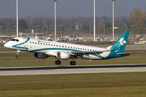 Air Dolomiti, I-ADJL, Embraer, ERJ-195LR, 25.10.2012, MUC, Mnchen, Germany 




