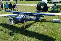 D-EKMB, PLZ-104 Wilga 35, 40-Jahre Jubil�ums-Airmeeting des DMFV (Deutscher Modellflieger Verband) auf dem Flugplatz der Fa.  GROB AIRCRAFT  am 07.07.2012 

