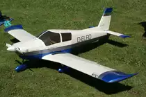 D-ELRO, Zlin  143 L , 40-Jahre Jubil�ums-Airmeeting des DMFV (Deutscher Modellflieger Verband) auf dem Flugplatz der Fa.  GROB AIRCRAFT  am 07.07.2012 

