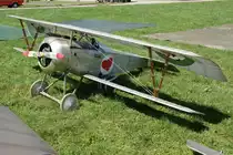 3556, Nieuport 17, 40-Jahre Jubil�ums-Airmeeting des DMFV(Deutscher Modellflieger Verband) auf dem Flugplatz der Fa.  GROB AIRCRAFT  am 07.07.2012 