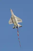 2.3.2013 Klosterfelde. Unbekanntes Modellflugzeug mit beeindruckenden Flugeigenschaften.