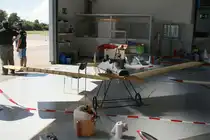 ohne, Fokker  Aeroplan Spin/Spider 3 , 40-Jahre Jubil�ums-Airmeeting des DMFV (Deutscher Modellflieger Verband) auf dem Flugplatz der Fa.  GROB AIRCRAFT  am 07.07.20