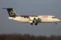 Swiss, HB-IYU, BAe, ARJ-100, 03.03.2013, BSL, Basel, Switzerland 




