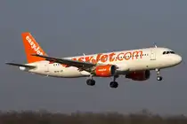 EasyJet, HB-JZR, Airbus, A319-111, 03.03.2013, BSL, Basel, Switzerland 




