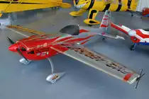 ohne, Edge  540 S , 40-Jahre Jubil�ums-Airmeeting des DMFV (Deutscher Modellflieger Verband) auf dem Flugplatz der Fa.  GROB AIRCRAFT  am 07.07.20