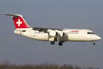 Swiss, HB-IYY, BAe, ARJ-100, 03.03.2013, BSL, Basel, Switzerland 



