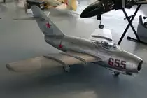 655, MiG 15, 40-Jahre Jubil�ums-Airmeeting des DMFV (Deutscher Modellflieger Verband) auf dem Flugplatz der Fa.  GROB AIRCRAFT  am 07.07.20



