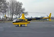 Robinson R 44 Raven I, D-HALZ  der Air Lloyd am Flugplatz Bonn-Hangelar - 12.01.2013