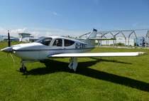 Rockwell RC-114, US-amerikanisches Leichtflugzeug, Flugplatz Freiburg, Juni 2013