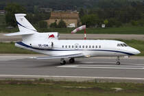 The Flying Bulls, OE-IDM, Dassault, Falcon 900EX, 12.05.2013, GRO, Girona, Spain 




