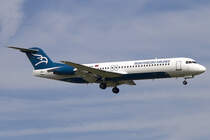 Montenegro Airlines, 4O-AOK, Fokker, F-100, 22.09.2013, ZRH, Zrich, Switzerland 




