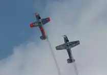 Die P 3 Flyers bei der Flugvorfhrunag auf den schsischen Flugtagen in Bautzen am 10.08.2013