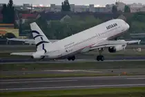 SX-DVI Aegean Airlines Airbus A320-232  gestartet in Tegel 23.04.2014