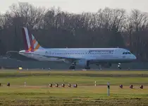 Germanwings A 320-211 D-AIQH kurz vor dem Start in Berlin-Tegel am 30.12.2013