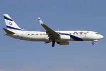 El Al, 4X-EKL, Boeing, B737-86Q, 04.05.2014, FRA, Frankfurt, Germany 



