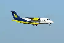 Do 328-110, HB-AES  Sky Work  approach CGN - 02.02.2014