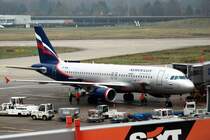 A320 VP-BQW der Aeroflot in Hamburg Fuhlsbttel am 14.12.08