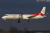 Etihad Regional, HB-IZP, Saab, 2000, 13.01.2015, GVA, Geneve, Switzerland 


