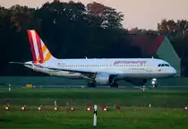 Germanwings A 320-211 D-AIQH kurz vor dem Start in Berlin-Tegel am 19.10.2014