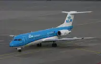 KLM Cityhopper, PH-KZU,(c/n 11543),Fokker F70, 17.01.2015,CGN-EDDK,Köln /Bonn, Germany (Neue Design) 