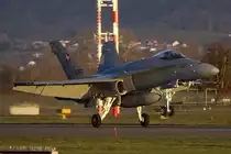 Swiss Air Force, J-5007, McDonnell Douglas, FA-18C Hornet, 13.01.2015, LSMP, Payerne, Switzerland





