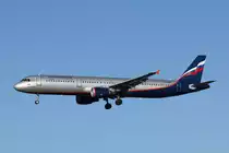 Airbus A321, Aeroflot (VQ-BEG), Hamburg, 17.01.2015. 