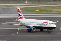 British Airways, G-EUPJ, Airbus, A 319-131, 03.04.2015, DUS-EDDL, Düsseldorf, Germany