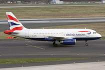 British Airways, G-EUPJ, Airbus, A 319-131, 03.04.2015, DUS-EDDL, Düsseldorf, Germany