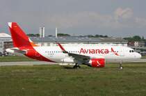 Avianca,D-AVYG,Reg.N741AV,(c/n 6617),Airbus A319-115(SL),20.05.2015,XFW-EDHI,Hamburg-Finkenwerder,Germany