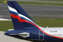 Aeroflot, VQ-BPW  A. Vishnevsky , Airbus, A 320-214 sl (Seitenleitwerk/Tail), 03.04.2015, DUS-EDDL, Düsseldorf, Germany