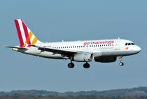 A 319-100 D-AGWS Germanwings short final at CGN - 19.10.2014