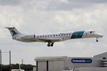 FlyDenim PH-DND bei der Landung in Amsterdam 20.5.2015