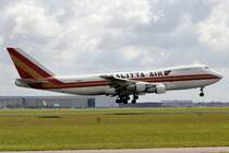 Kalitta Air N795CK bei der Landung in Amsterdam 20.5.2015