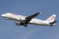 Tunisair, TS-IMN  Ibn Khaldoun , Airbus, A 320-211, 03.04.2015, DUS-EDDL, Düsseldorf, Germany