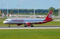 D-ABCH Air Berlin Airbus A321-211  gelandet in München Franz Josef Strauss  am 10.05.2015