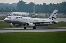 SX-DVH Aegean Airlines Airbus A320-232  in München gelandet am 13.05.2015