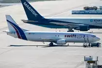 Swiftair (W3/SWT), EC-MEY, Boeing, 737-476 SF, 05.06.2015, CGN-EDDK, Köln-Bonn, Germany