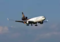 MD-11F der UPS, N285UP, im Endanflug auf CGN - 19.10.2014