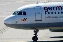 Germanwings (4U/GWI), D-AGWG, Airbus, A 319-132 (Bug/Nose ~ neue GW-Lkrg.), 05.06.2015, CGN-EDDK, Köln-Bonn, Germany