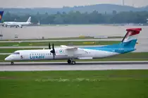 LX-LGE Luxair De Havilland Canada DHC-8-402Q Dash 8  gelandet in München  14.05.2015
