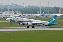 I-ADJO Air Dolomiti Embraer ERJ-195LR (ERJ-190-200 LR)  in München gelandet am 14.05.2015