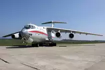 Air Koryo IL-76 T P-914 vor unserem Flug in FNJ / ZKPY / Pyongyang am 04.09.2014