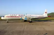 Air Koryo IL-18D P-835 in FNJ / ZKPY / Pyongyang am 04.09.2014