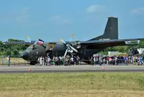 Transall C 160 D, 51+12 vom LTG 63 in Hohn beim  Tag der Bundeswehr  am Fliegerhorst Nörvenich - 13-06-2015
