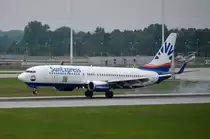 D-ASXF SunExpress Germany Boeing 737-8AS(WL)  am 14.05.2015 bei der Landung in München